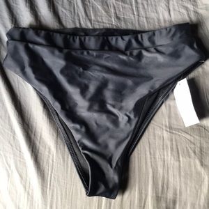 High waisted bikini bottoms